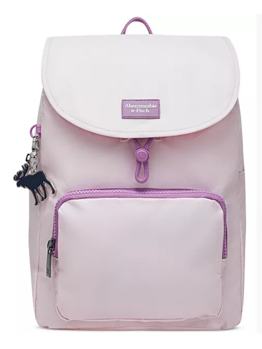 *****SOLD****** Abercrombie & Fitch Light Pink Backpack with Purple Trim